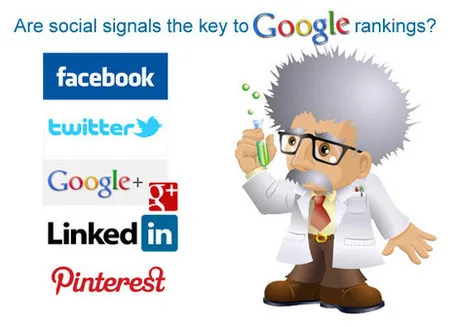 social signals, google rankings