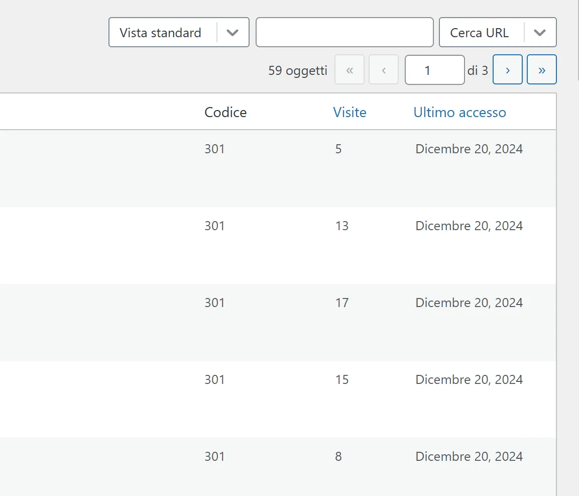 visite al redirect redirection