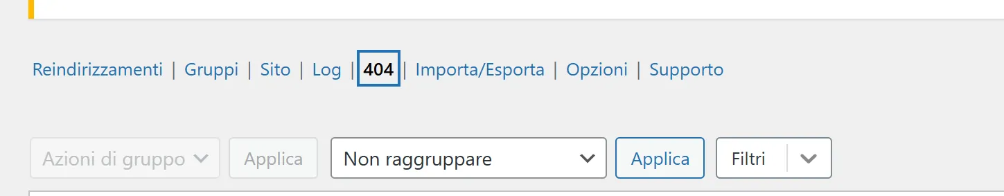 tab 404 plugin redirection