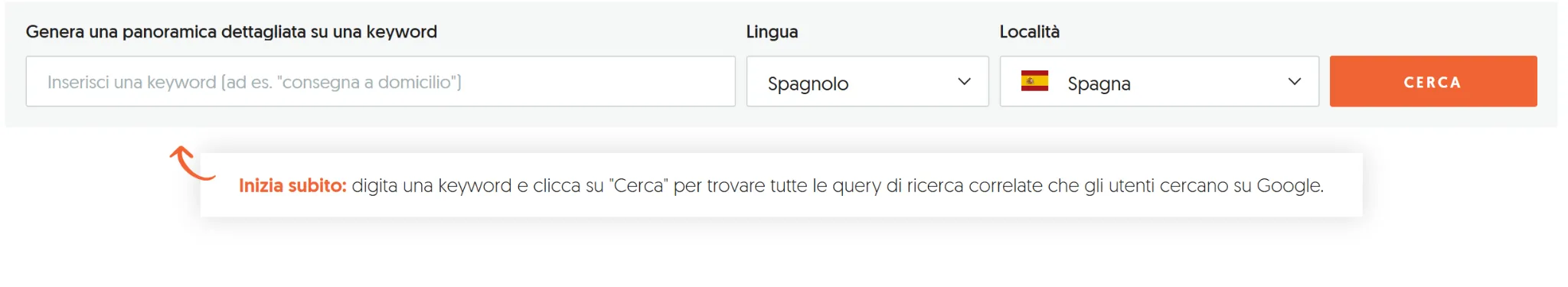 esempio ubersuggest