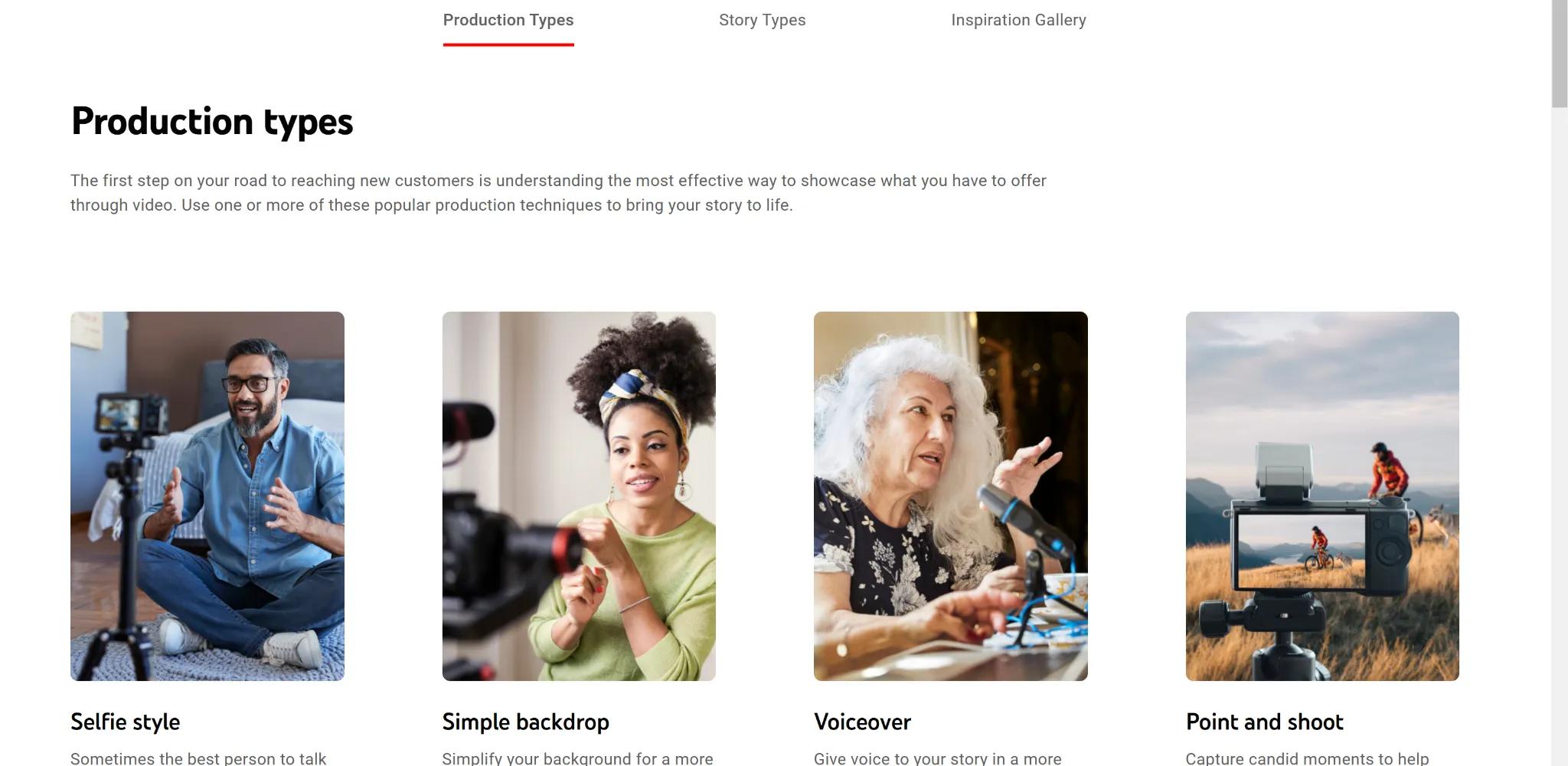 tipi di video possibili per pubblicità youtube